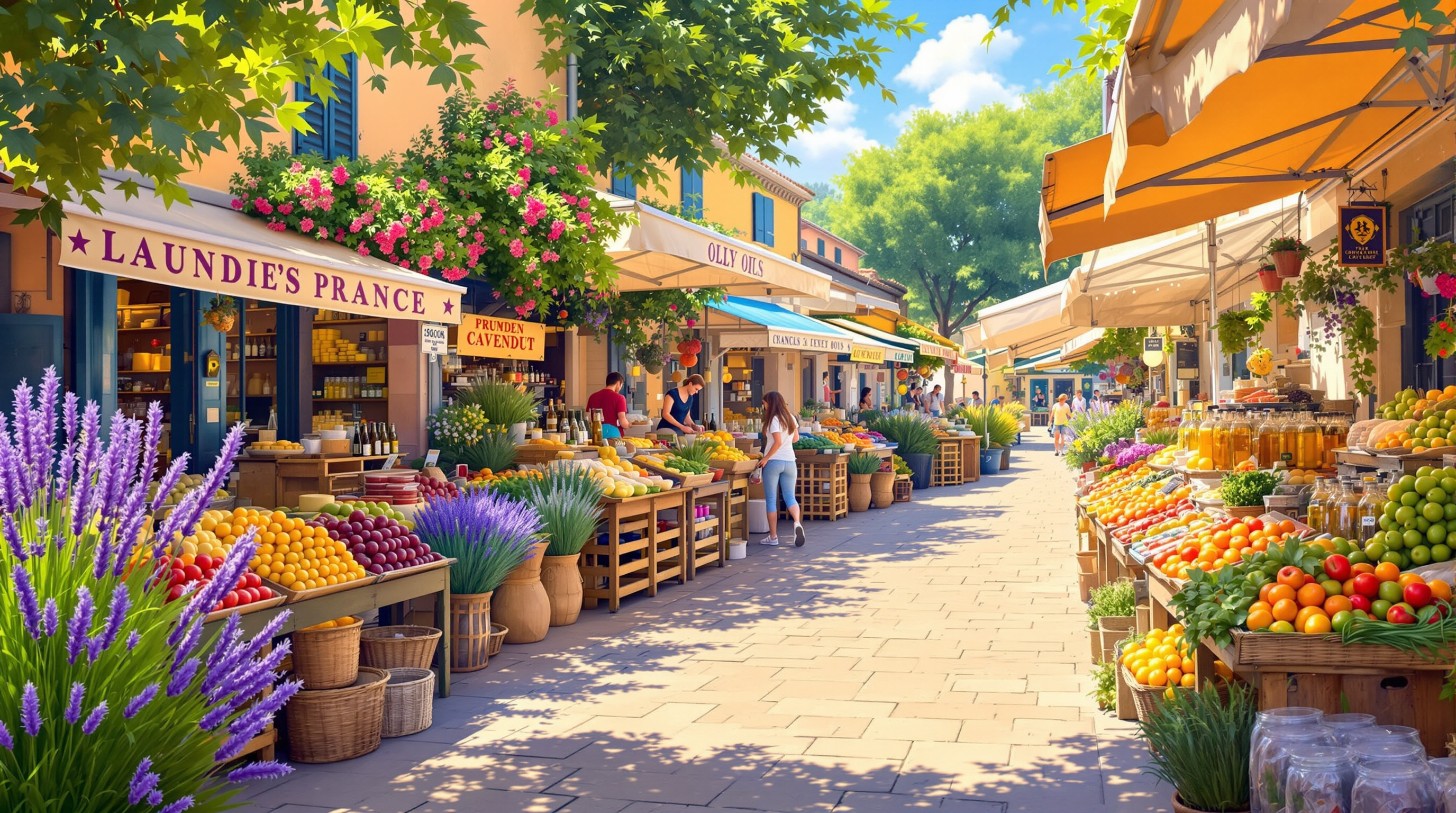 Village de Bormes-les-Mimosas, Var, Provence